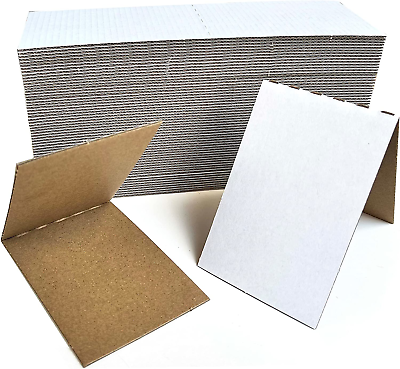 #ad 96 Packs Cardboard Sleeves for Sports Cards Protectors 3quot; X 4.5quot; Corrugated Sh $26.99