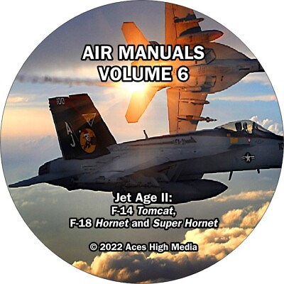 #ad Jet Fighters Flight manuals on CD F 14 Tomcat F 18 Hornet $19.99