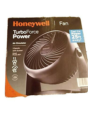 #ad New Honeywell Turboforce Fan Ht 900 Portable Air Desk Table Top Small Cool Floor $36.79