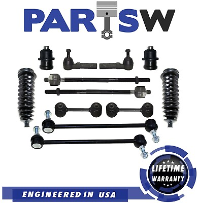 #ad 12 Pc Steering amp; Suspension Kit Ball Joints Tie Rods Sway Bar for Chrysler Dodge $59.91