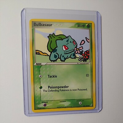 #ad Bulbasaur 45 100 EX Crystal Guardians 2006 Non Holo Pokemon Card Near Mint $9.35