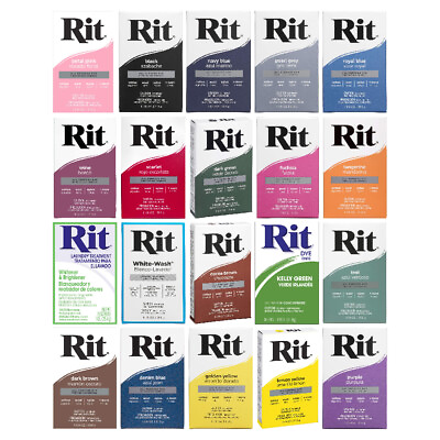 #ad Rit Powder Dye Fabric Dye 1 1 8 Ounce All Purpose Tie Dye Ombre Select A Color $7.49
