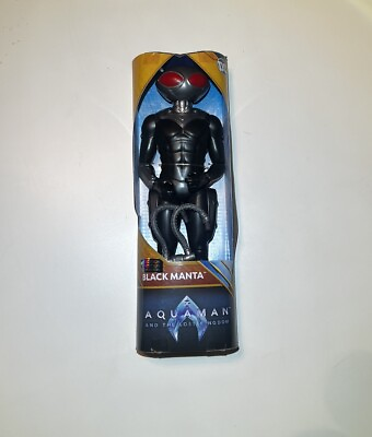 #ad Black Manta 12 Inch DC Action Figure Aquaman and The Lost Kingdom 1st Edition $14.99