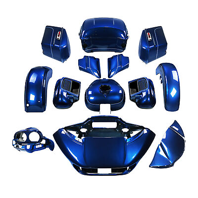 #ad Fairing Bodywork Kit Fit For Harley Touring Road Glide FLTRU 15 Up Superior Blue $3759.99