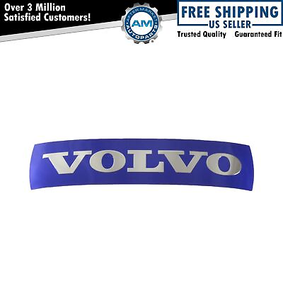 #ad OEM 31214625 Small Grille Badge Emblem Nameplate Blue 115mm x 28mm for Volvo New $26.08