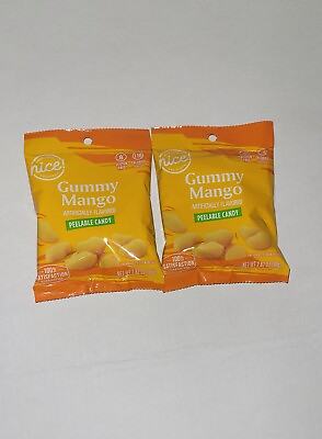 #ad #ad Nice 2.82 Oz. Gummy Mango Peelable Candy Two Packs $17.00