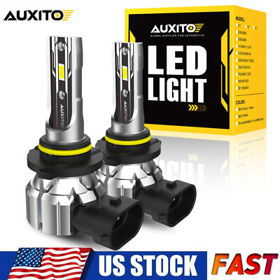 #ad AUXITO Bright White HB4 9006 LED Bulb Headlight High Low Beam Plugamp;Play Wireless $20.89