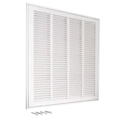 #ad 20 in. x 20 in. Steel Return Filter Grille Heavy Duty Steel For Wall or Ceiling $26.32