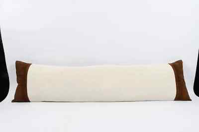 #ad 12x48 Kilim Pillow Decorative White Kilim Pillow Cover Turkish Handmade Pillow $47.99