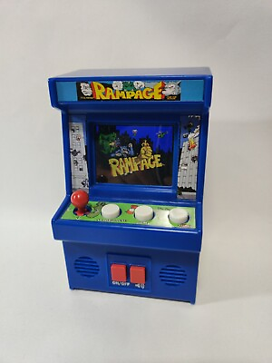#ad Rampage Handheld Mini Arcade Machine By Midway Arcade Classics Tested WORKS $19.99