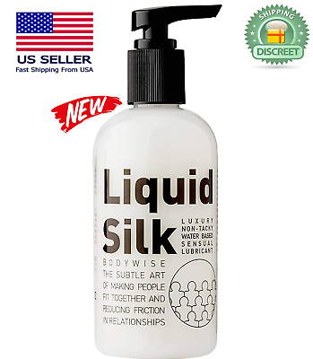 #ad USA Seller FREE amp; FAST SHIPPING Liquid Silk Personal Lubricant 250 ml NEW BATCH $27.99