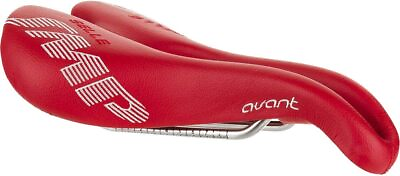 #ad Selle SMP Avant Saddle Red 154mm Carbon Reinforced Nylon Leather Cover USA $300.43