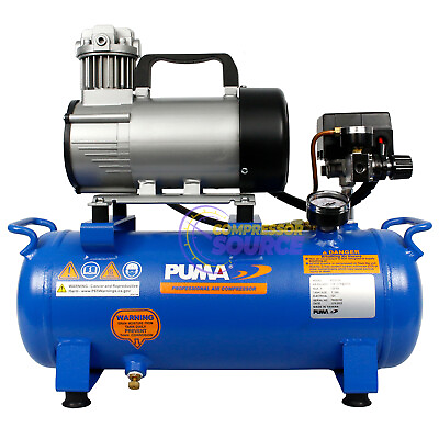 #ad Puma 3 4 HP 3 Gallon Tank 12 Volt Continuous Duty DC Air Compressor Oil Less $384.99