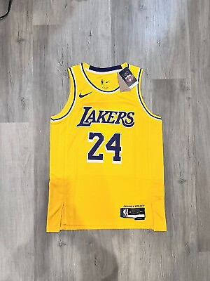#ad NWT Kobe Bryant Swingman Jersey #24 Los Angeles Lakers Mens Gold Purple $62.99