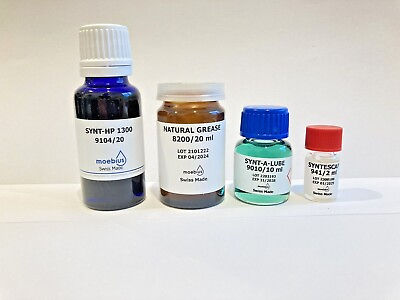 #ad Professional Grade Moebius Watch Oils and Greases in Affordable Small Vials $11.99