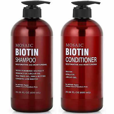 #ad #ad Mosaic Biotin Shampoo and Conditioner Set 20.2 FL Oz Each $21.99