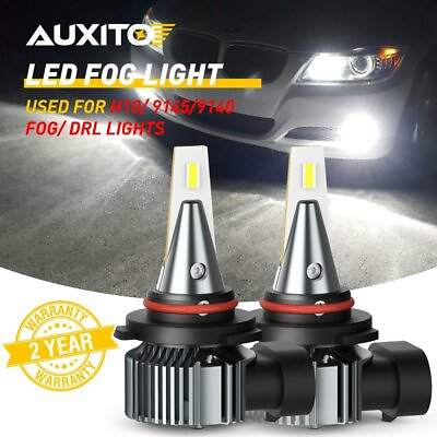 #ad AUXITO H10 9140 9145 6500K LED Fog Driving Light Bulbs SMD Bright Fit for Ford $20.99
