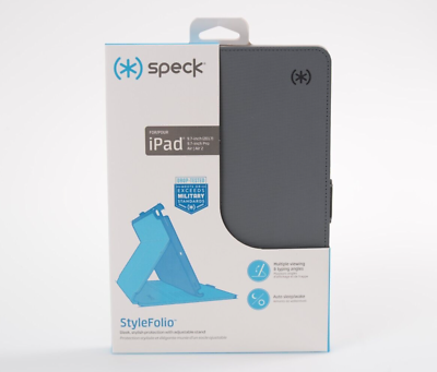 Speck StyleFolio for iPad 9.7in 5th Gen 9.7in Pro Air Air 2 Graphite Grey NEW $7.00
