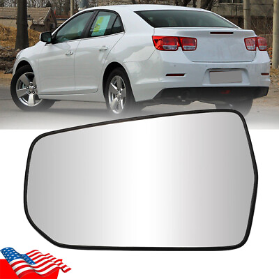 #ad #ad Left Driver View Mirror Glass W Heated Backplate For Chevrolet Malibu 2016 2022 $17.35