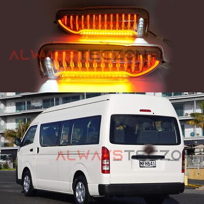 #ad For Toyota Hiace Commuter Van 2005 2018 Red LED Rear Tail Light Brake Lamp $395.07