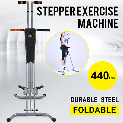 #ad Maxi Exercise Climber Stepper Cardio Climbing Machine LCD Workout Vertical $109.90