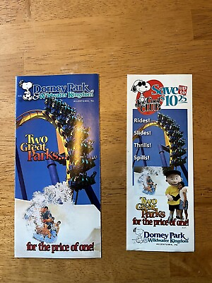 #ad 2002 Dorney Park Park Brochure and Coupon $10.00