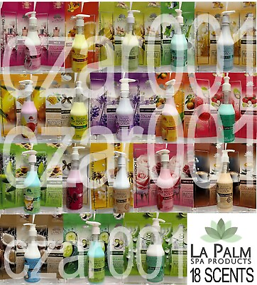 #ad *NEW* La Palm Organic Healing Therapy Massage Lotion 8 oz 18 scents Available $71.95