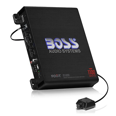 #ad BOSS Audio Systems R1100M 1100 W Monoblock Car Amplifier 2 8 Ohm Stable MOSFET $79.99