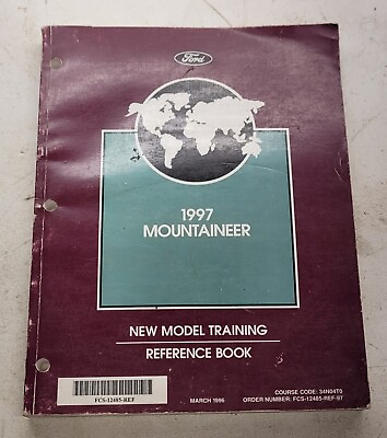 #ad 1997 Mountaineer OEM New Model Training Reference Book $12.99