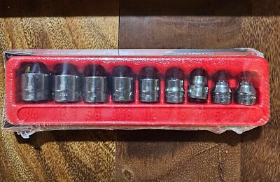#ad New Snap on Tools 209RF 9pc 3 8quot; Dr SAE 12pt Chrome Low Profile Socket Set $101.19
