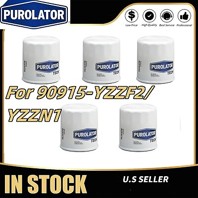 #ad For Toyota Parts 90915 YZZF2 YZZN1 Oil Filter 1 2 Case QTY 5 PUROLATOR $28.56