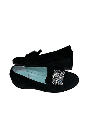 #ad Thierry Rabotin Shoes Women’s Velvet Low Wedge $55.00