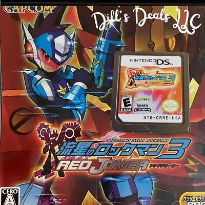 #ad Mega Man Star Force 3 Red Joker Nintendo DS NDS Cartridge Vtg Classic New 2009 $29.55