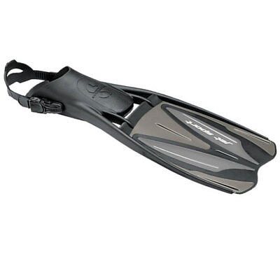 #ad Open Box ScubaPro Jet Sport Fins Open Heel Black Gray Large $88.80
