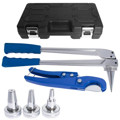 #ad Expansion Tool Kit Tube Expander with 1 2quot; 3 4quot; 1quot; Precision Expansion Head PEX $78.74