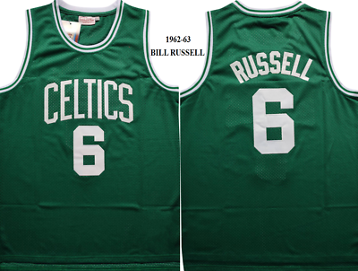 #ad Bill Russell 1962 63 Vintage Jersey $36.99