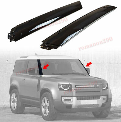 #ad For Land Rover Defender 2020 2024 Black A pillar Window Front Pillar Replace 2PC $325.00