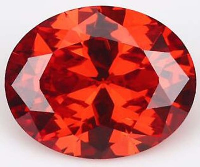#ad 13x18mm 18.98ct Natural Orange Red Sapphire Oval Diamonds Cut VVS Loose Gemstone $14.81