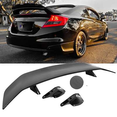 #ad 46quot; Carbon Racing Rear Trunk Spoiler GT Style Wing For HONDA ACCORD COUPE 08 12 $99.08