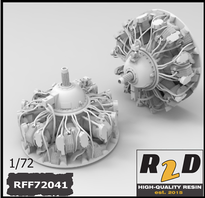 #ad 1 72 FAST FIX R 2600 2 PAK Radial Engine Front FREE Shipping R2D 72041 $11.79