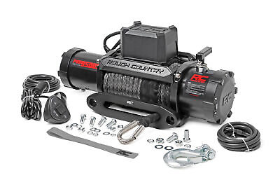 #ad Rough Country 9500LB PRO Series Electric Winch Synthetic Rope PRO9500S $399.95