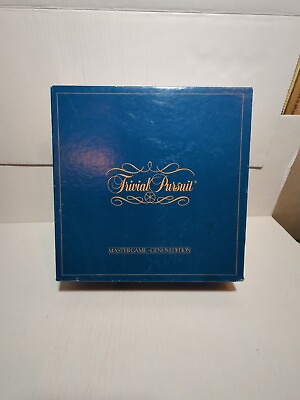 #ad Trivial Pursuit #7 Master Game Genus Edition Original 1981 Version Board Game $8.00
