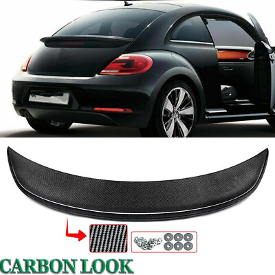 #ad Carbon Color Factory Style Rear Trunk Spoiler For Volkswagen VW Beetle 2012 19 $73.99