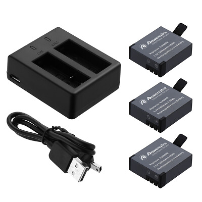 #ad 1400mAh Rechargeable Battery Dual Charger For SJ4000 SJ5000 Action Sport Camera $9.99