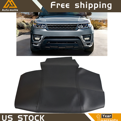 #ad Leather Center Console Lid Armrest Cover Skin Black For 06 13 Range Rover Sport $9.47