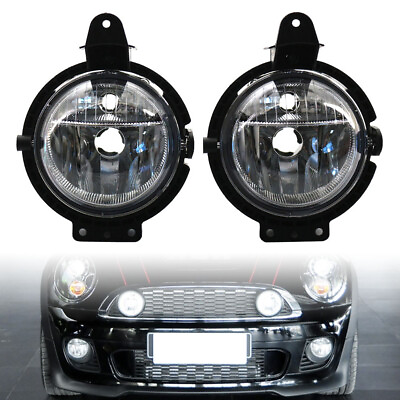 #ad 2 Pcs LeftRight Front Bumper Car Fog Light Lamp For BMW Mini Cooper R55 R56 $73.58