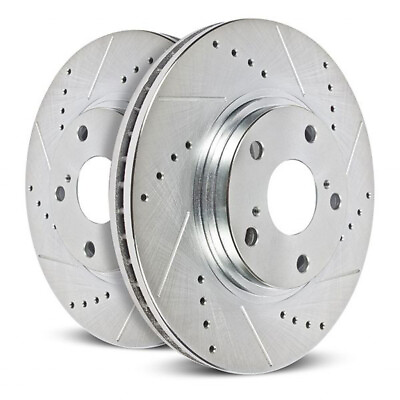 #ad Power Stop Brake Rotors For Lexus GX460 2010 2021 Rear Drilled amp; Slotted Pair $259.50
