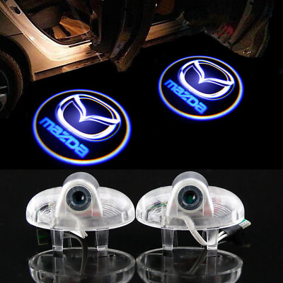 #ad For Mazda RX 8 CX 9 LED HD Car Door Ghost Shadow Welcome Projector Lights $17.99