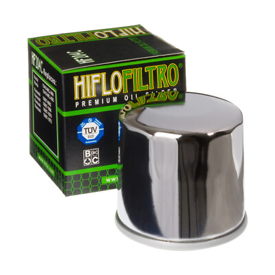 #ad Oil filter Hiflofiltro chrom Arctic Cat Honda Kawasaki HF204C $15.99