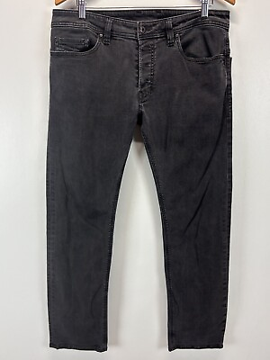 #ad Men’s Diesel Safado Jeans Sz 34x32 Faded Black gray Button Fly Straight Leg $49.00